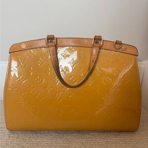 (Auth) Louis Vuitton Vernis Brea MM Cetrine